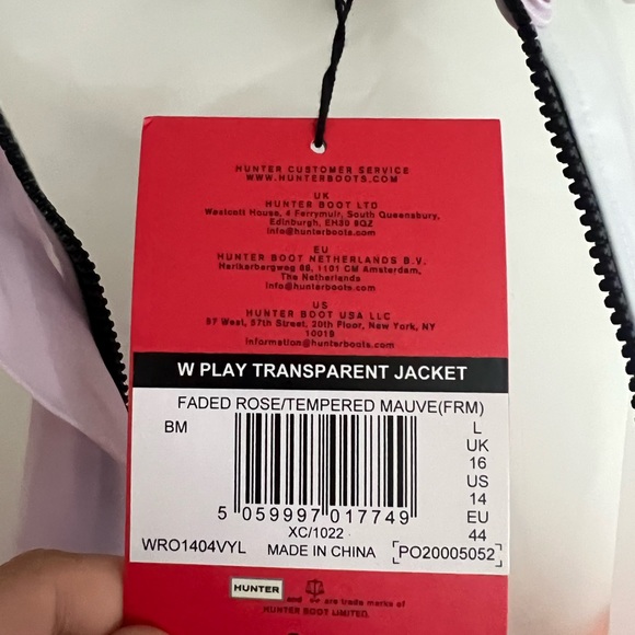 Hunter transparent rain coat - Picture 3 of 7